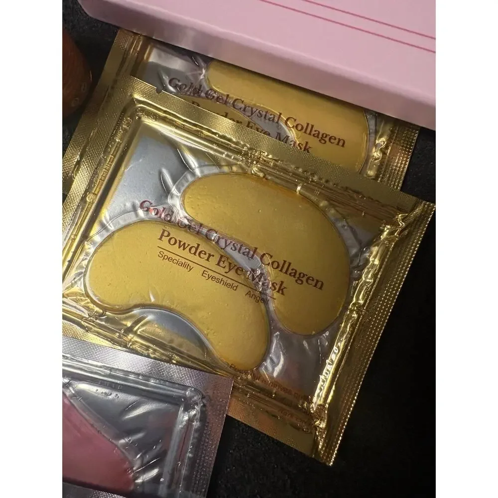 Luxury Satin Bonnet Self Care Spa Gift Set Masks Lip Care & Beauty Oil
